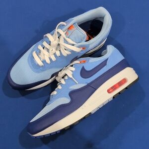 Sz 9 Nike Air Max 1 Essential Psychic Blue Mens Deep Royal Blue FZ5808-400